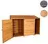 MCW Geräteschuppen J75, Holz gebeizt, naturfarben, 250x180x93cm (MCW-J75)