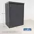 osoltus Metall-Gerätehaus 100x135x185cm, grau (401456)