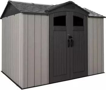 Lifetime Ohio Gerätehaus Kunststoff 3x2m mit Boden, grau (Ohio)