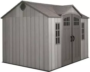 Lifetime Venus Gerätehaus HDPE-Kunststoff dunkelgrau 305x244x244cm (60330)