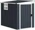 Outsunny Metall-Gerätehaus mit Pultdach, Fenster, 2,6m², 128x193x181cm (84H-359V00CG)