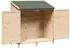 vidaXL Gartenschuppen mit Dach und Schloss, Tannenholz, 106,5x56x113,5cm