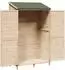 vidaXL Gartenschuppen 106,5x56x176cm Massivholz Fichte (42033448)