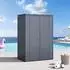 Weide Noble Gartenschrank 2000L verzinkter Stahl anthrazit
