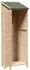 vidaXL Gartenschuppen 59x56x176cm Massivholz Fichte (42033460)