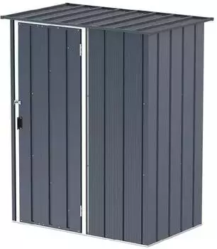 VCM Metall-Gerätehaus Easy 148x88 Schiebetür, 190x163x102cm