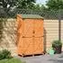 vidaXL Gartenschuppen braun 106x56x176,5cm Massivholz Fichte (42033483)