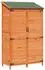 vidaXL Gartenschuppen braun 106,5x56x176cm Massivholz Fichte (42033451)