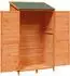 vidaXL Gartenschuppen braun 106,5x56x176cm Massivholz Fichte (42033451)