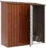 vidaXL Gartenhütte braun 203x85,5x200cm Metall (42011304)