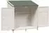 vidaXL Gartenschuppen weiß 106,5x56x113,5cm Massivholz Fichte (42033441)