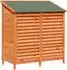 vidaXL Gartenschuppen braun 106x56x113,5cm Massivholz Fichte (42033459)