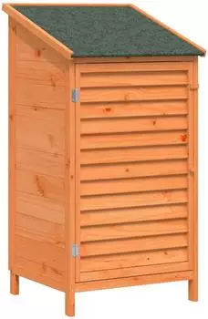 vidaXL Gartenschuppen Fichtenholz, braun, 59x56x113,5cm (42033455)
