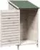 vidaXL Gartenschuppen mit Dach, Fichtenholz, weiß, 59x56x113,5cm (42033453)