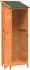 vidaXL Gartenschuppen braun 59,5x56x176,5cm Massivholz Fichte