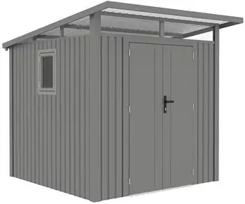 osoltus Klara B Metall-Ger&auml;tehaus 225x190x223cm Graualuminium (SU-alexes-B225190)