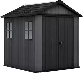 Keter Newton Plus 757 Ger&auml;tehaus 4,4m&sup2;, schiefergrau, Kunststoff (260263)