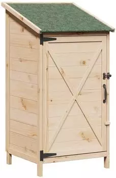vidaXL Gartenschuppen Massivholz Fichte 59,5x56x113,5cm (42033468)