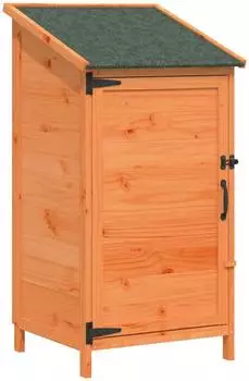 vidaXL Gartenschuppen braun 59x56x113,5cm Massivholz Fichte (42033439)