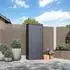 Weide Noble Gartenschrank 600L verzinkter Stahl, anthrazit