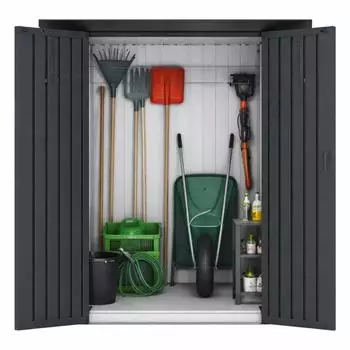 Plats Outdoor Solution Ger&auml;teschrank Paul XL, Stahl, abschlie&szlig;bar, 197x94x181cm