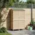 vidaXL Gartenschuppen Fichtenholz massiv 106x56x176,5cm (42033464)