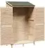 vidaXL Gartenschuppen Fichtenholz massiv 106x56x176,5cm (42033464)
