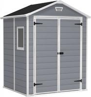 Keter 17202483, Gartenhaus Keter MANOR 6 x 5 DD dunkelgrau, mit Boden Schwarz