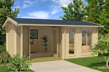 Lasita Maja Brighton 44 5,20 x 3,70 m natur