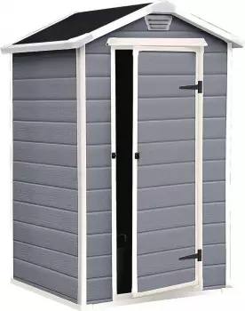 Keter Manor 4 x 3 128 x 94 cm grau/wei&szlig;