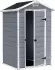 Keter Manor 4 x 3 128 x 94 cm grau/weiß