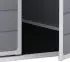 Keter Manor 4 x 3 128 x 94 cm grau/weiß