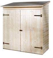 weka Garten-Ger&auml;teschrank "Garten-/Terrassenschrank 361 Gr.2" Flachdach, 14mm
