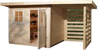 weka Gartenhaus "170 A Gr.1, 28 mm, natur Holzlagerplatz 150 cm"