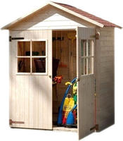 weka Ger&auml;tehaus "Garten-/Terrassenschrank 357 Gr.2" natur, Satteldach, 14 mm