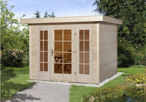 weka Gartenhaus 172 2,95 x 2,99 m natur