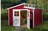 weka Gartenhaus 226 2,95 x 2,99 m rot