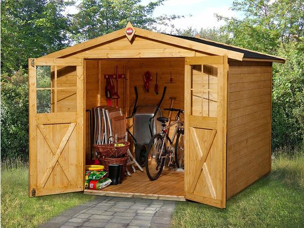 weka Gartenhaus 316 2,54 x 1,94 m lasiert