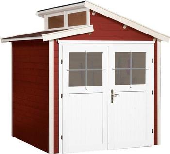 weka Gartenhaus 226 2,05 x 2,09 m rot