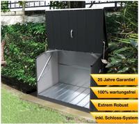 Trimetals Fahrradbox "Stowaway" M&uuml;lltonnenbox f&uuml;r 2x240 l, Stahl, (BxTxH):