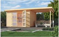 weka Gartenhaus "321 B Gr.5, natur, 19 mm, Anbau 230 cm"