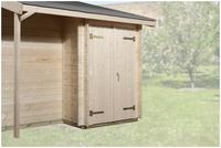 weka Garten-Ger&auml;teschrank Anbauschrank mit Schleppdach f&uuml;r klassisches Stecksystem