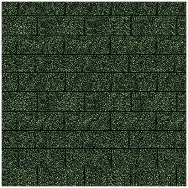 Karibu Dachschindeln Rechteck 3 m² dunkelgrün