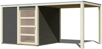 Karibu Qubic/Rhombus + SD 230 + 246 x 246 cm terragrau