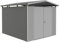 Biohort Ger&auml;tehaus "PANORAMA Gr. P5 quarzgrau-metallic mit Doppelt&uuml;r" aus Metall