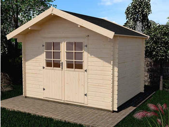weka Gartenhaus 209 3 x 2,5 m natur