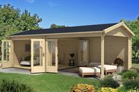 Luxhut S1.1.00003.0, Luxhut Alpholz Gartenhaus Freiburg-44 aus naturbelassenem...