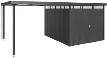Biohort Seitendach für Serie HighLine (Einzel- und Doppeltür)-B 282 x T 315 cm (Gr. H5) dunkelgrau-metallic