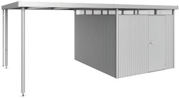 Biohort Seitendach für Serie HighLine (Einzel- und Doppeltür)-B 282 x T 315 cm (Gr. H5) silber-metallic