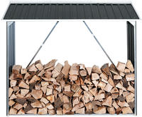 Metall Kaminholzregal Holzlager 162 x 182 x 74 cm
